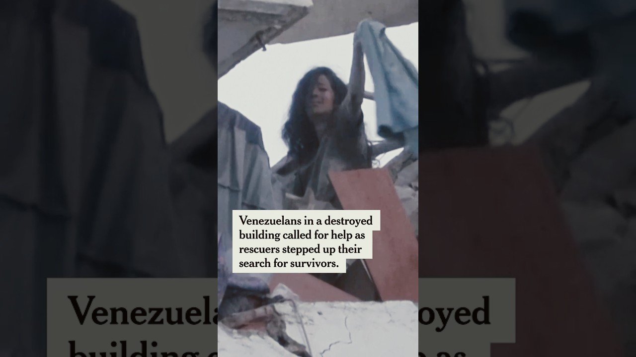 Venezuelans Search for People Trapped by Twin Earthquakes