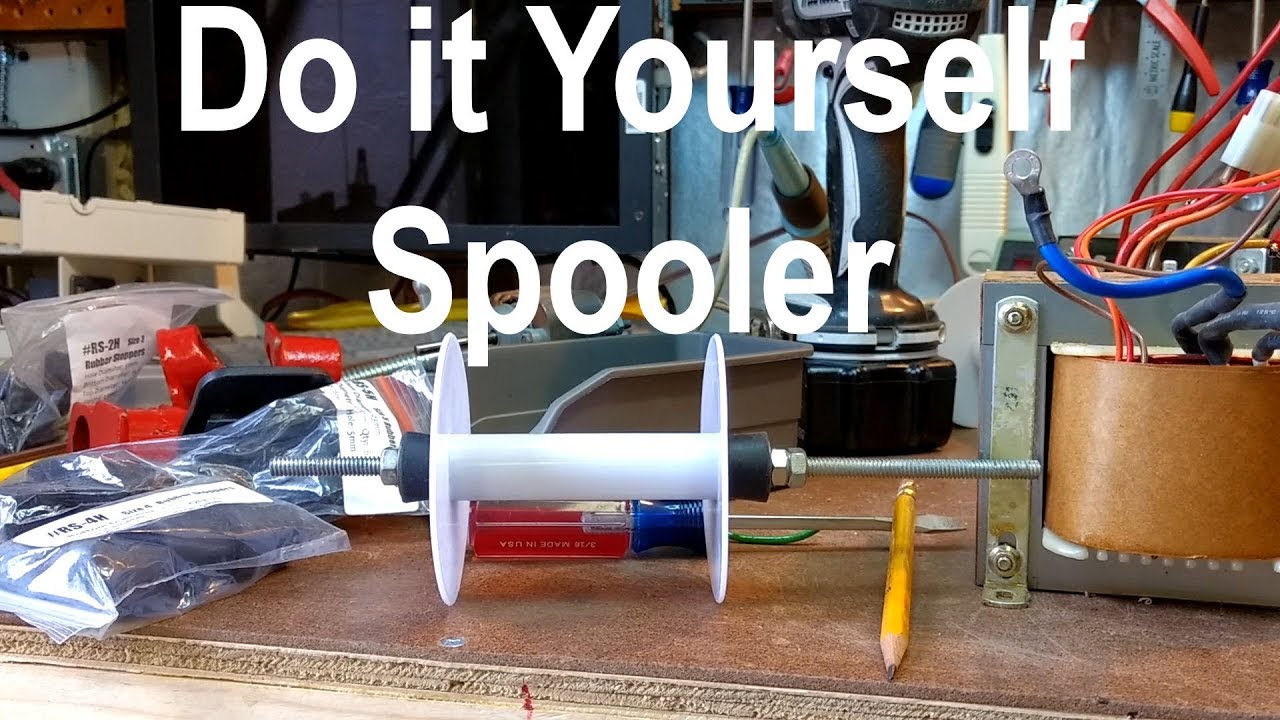 Do it yourself wire cord spooler/Winder 