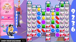 Candy Crush Saga Level 9236 No Boosters Jellyfish Super Sugar Crush 27 Seb