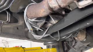 Catclamp to protect catalytic converter