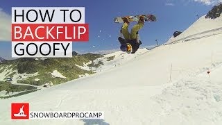 How to Backflip (Wildcat) - Snowboarding Tricks