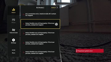 AVATA 2 - Propulsion System Error | ESC Error | Motor Throttle Error - Crash