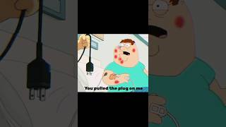 Lois pulled the plug on Peter #familyguy #shorts #funny