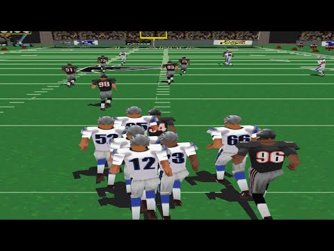 NFL GameDay 98 - PS1 Gameplay (4K60fps)