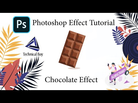 Chocolate Effect || How TO Create Chocolate Effect On Photoshop || Cadbury