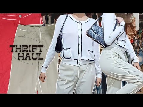 THRIFT WITH ME: try-on haul + thrift hopping // Sabrina N.