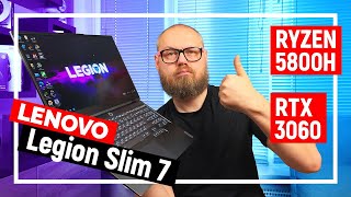 Игровой ноутбук Lenovo Legion Slim 7 2021 - Ryzen 7 5800H и RTX 3060