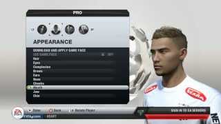 FIFA 13 - How to make your Virtual Pro look like Neymar