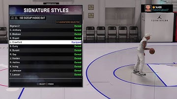 NBA 2K16 Best signature styles after patch 6