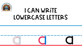 How To Write Letters A-Z Lowercase Letter Formation Alphabet Writing For Kids