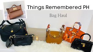 Things Remembered PH Bag Haul/ Bag Collection