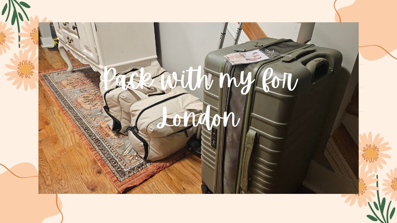 Pack With Me for London