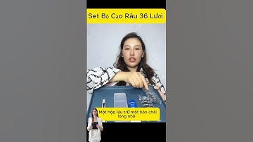 Set Bộ Cạo Râu 36 Lưỡi #daocaorau #daocaorautienloi