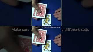 Trick should performed with prediction card FACE-DOWN during performance, .