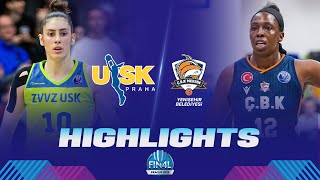 ZVVZ USK Praha v CBK Mersin Yenisehir Bld | Semi-Finals Highlights | EuroLeague Women 2022