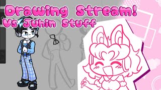 Working on a sprite ❥ Drawing stream!
