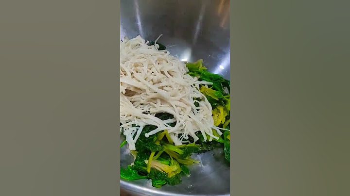 맛2배!! 영양3배!! 겨울섬초 시금치 맛있게 무치는법.#shorts