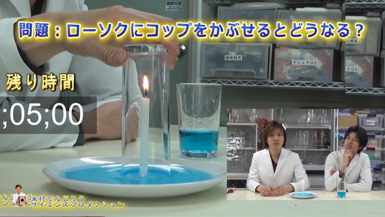 【中古】 コップの実験 実験184】ローソクにコップをかぶせる/サイエンスクイズ/science quiz