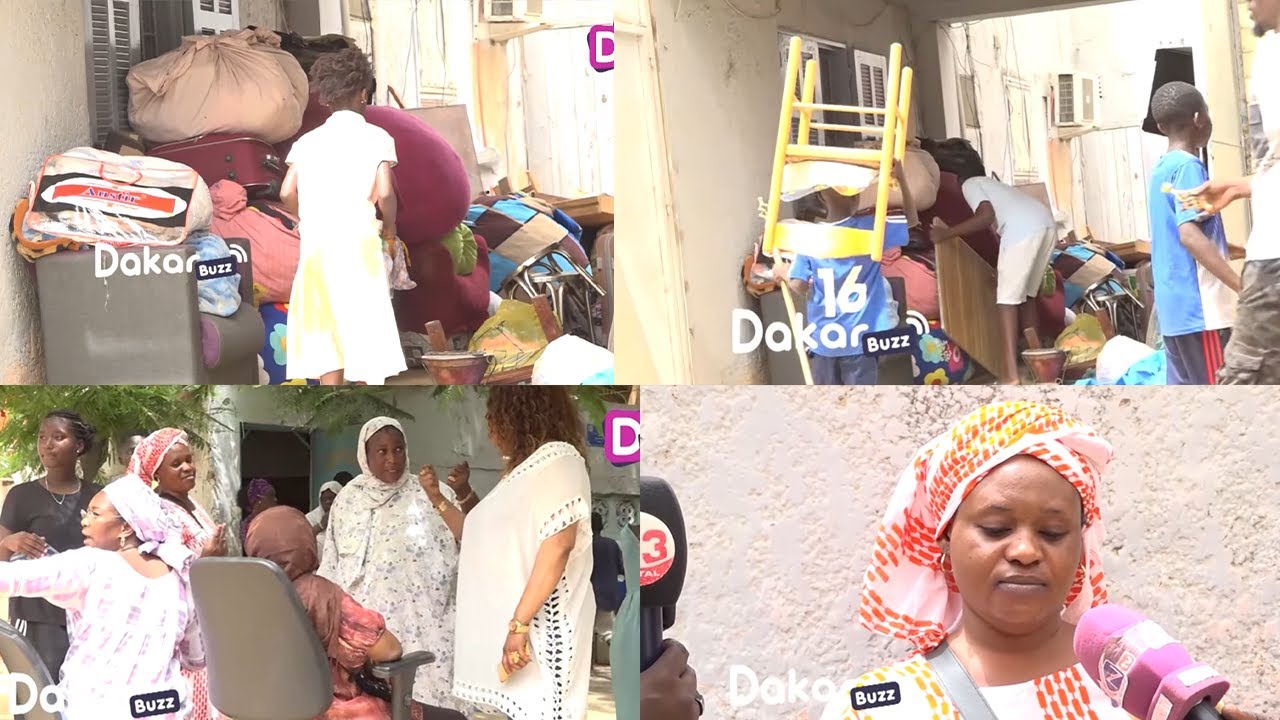 Tristes images au HLM: Une famille expulsée de son logement