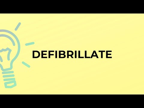 Vídeo: Desfibrilar é um verbo?