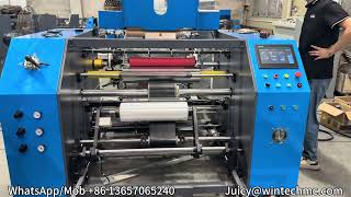 Stretch Film/Food Cling Film Rewinding Machine, 4 shafts fully-auto Rewinder, 4 shafts rewinder