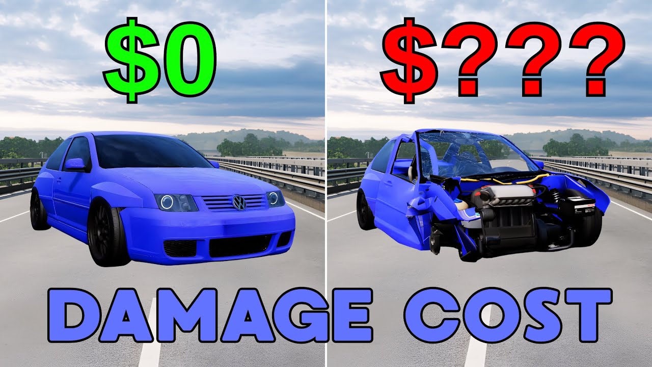 Realistic Crashes & Damage Cost #2 | Best Epic Moments in BeamNG Drive