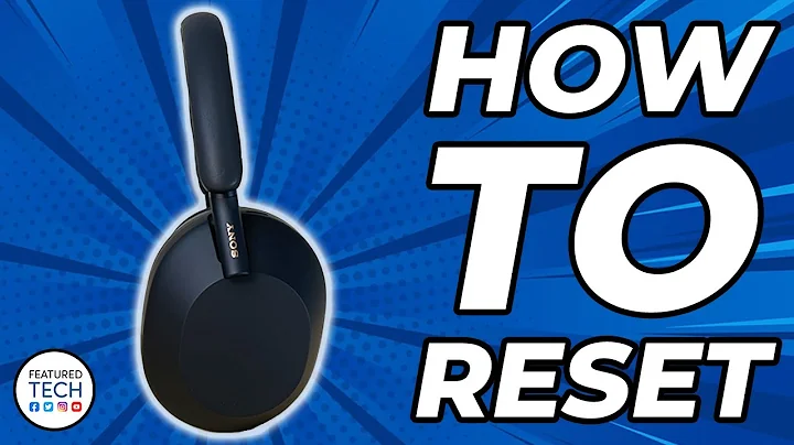 How to Reset Sony WH-1000XM5 Headphones | Sony XM5 Headphones Reset Tutorial | Featured Tech (2022)