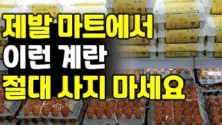 마트에서 아무 계란이나 절대 사지 마세요! 육안으로 확인하는 방법, 좋은 계란 고르는 방법, 보관 방법까지 계란에 모든 것!