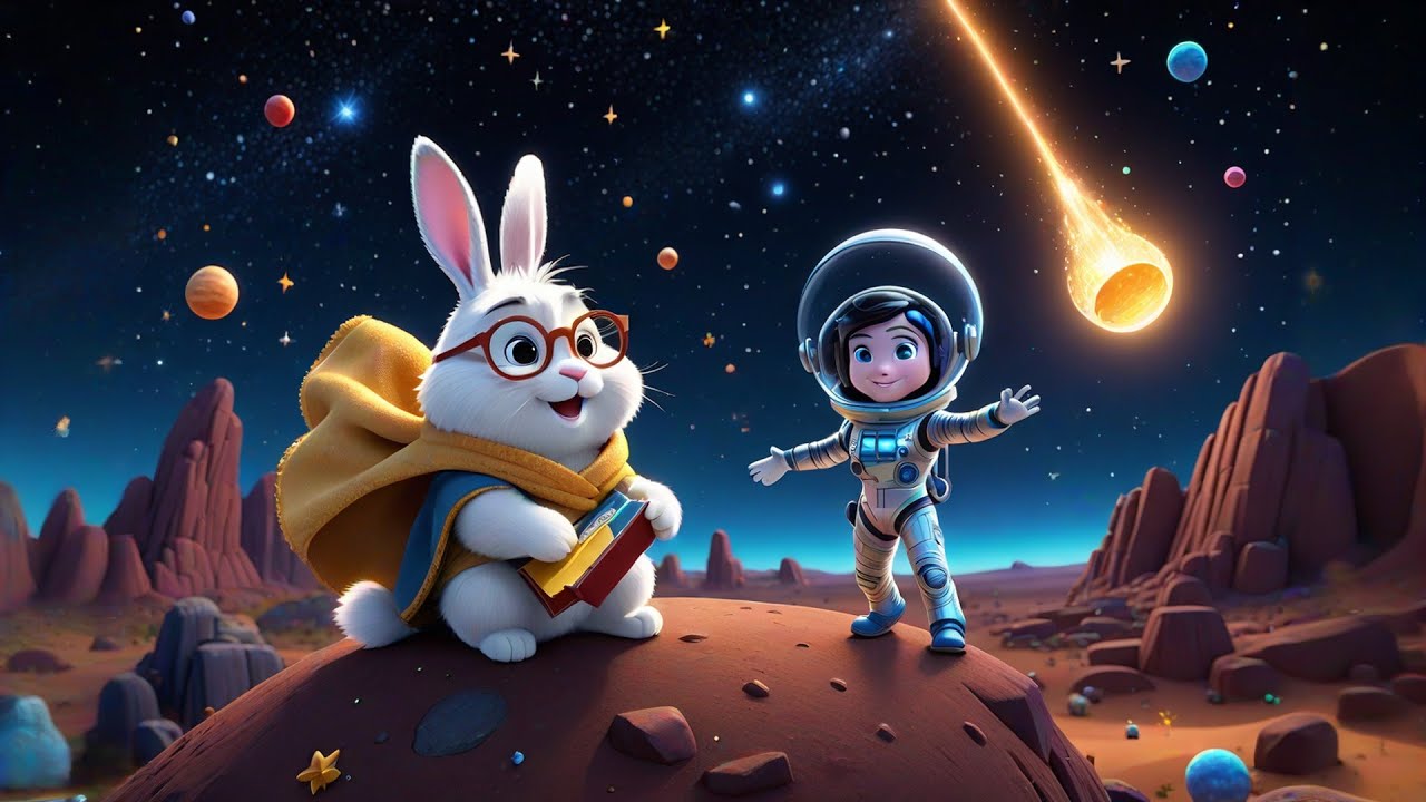 Bobby Bunny Reads at Night | Fun Kids Story | Nursery Rhymes and Baby Songs