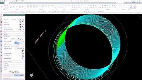 NX CAM Z Level Profile Tip   Hole