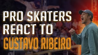 SKATERS MIND BLOWN  BY GUSTAVO RIBEIRO&#39;S SKATEBOARD INSANITY