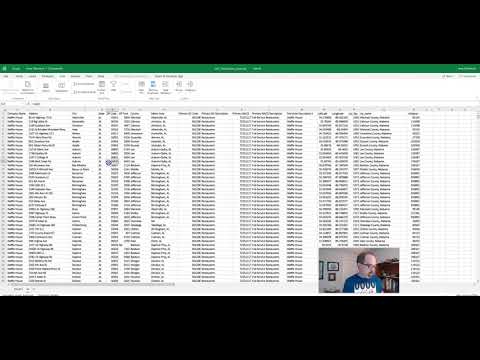 Using Excel to count points within polygons and calculate mean centers