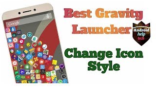 Make your icon fall by gravity/Best 3D Gravity Launcher App Change Your Android Icon Style 2018 screenshot 4