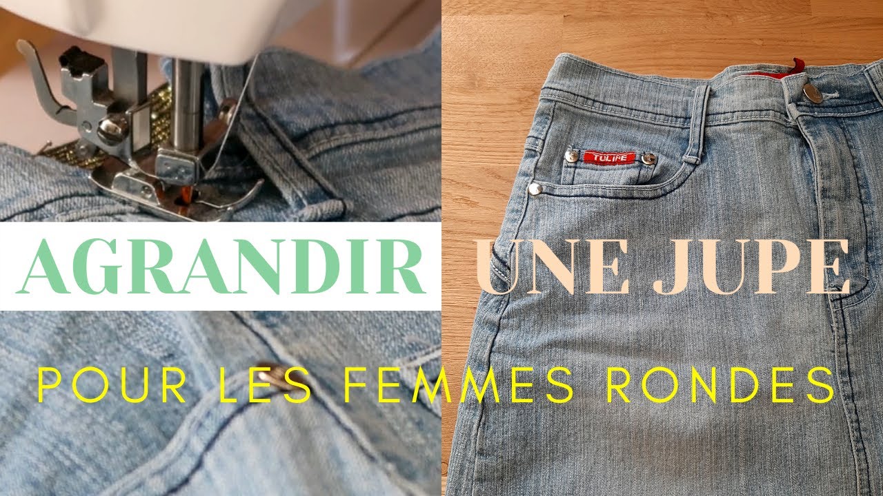 Comment agrandir un jean trop petit à la taille pour les femmes qui dépasse  la taille 46 ? 