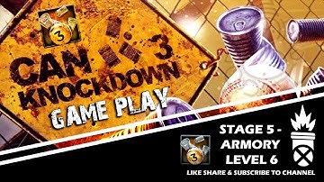 Can knockdown 3 Gameplay Walkthrough | Armory - Level 6 | (Android/iOS) No Commentary #shorts