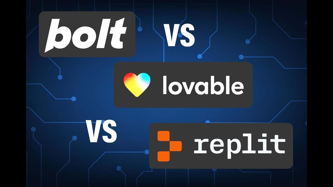 Bolt vs Lovable vs Replit, Full Comparison in Tamil, Best AI Coding ...