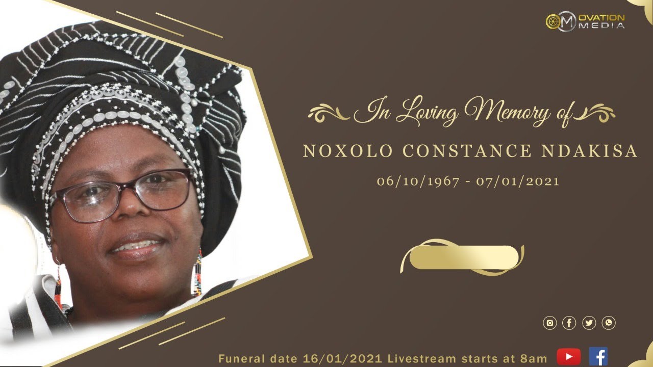 In Loving Memory of Noxolo Constance Ndakisa