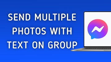 How To Send Multiple Photos With Text On Messenger App Group On PC (New Update)