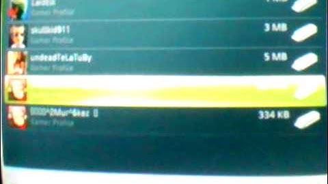 A Quick Tut On How To Delete Profiles On Xbox  360