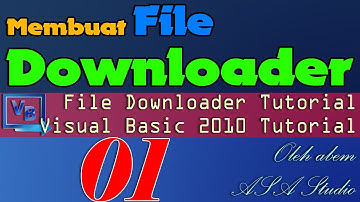Visual Basic 2010 Tutorial, Pembuatan File Downloader, 1, Design dan Komponen