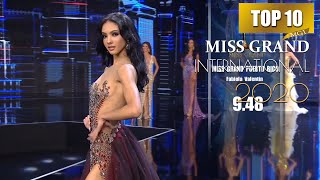TOP 10 Evening Gown competition - Miss Grand International 2020