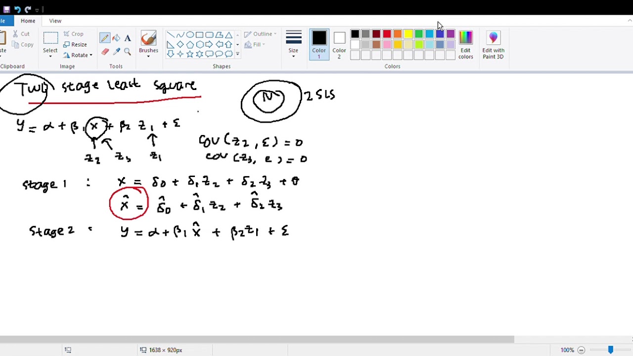 PJJ #3 Part 1 Two Stage Least Square - YouTube