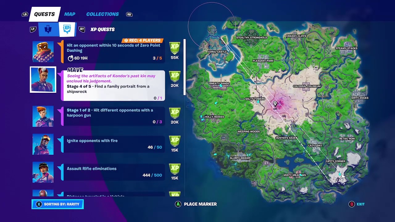 Stage 4 Of 5 Find A Family Portrait From A Shipwreck Mave Epic Challenge Quest Week 12 Youtube