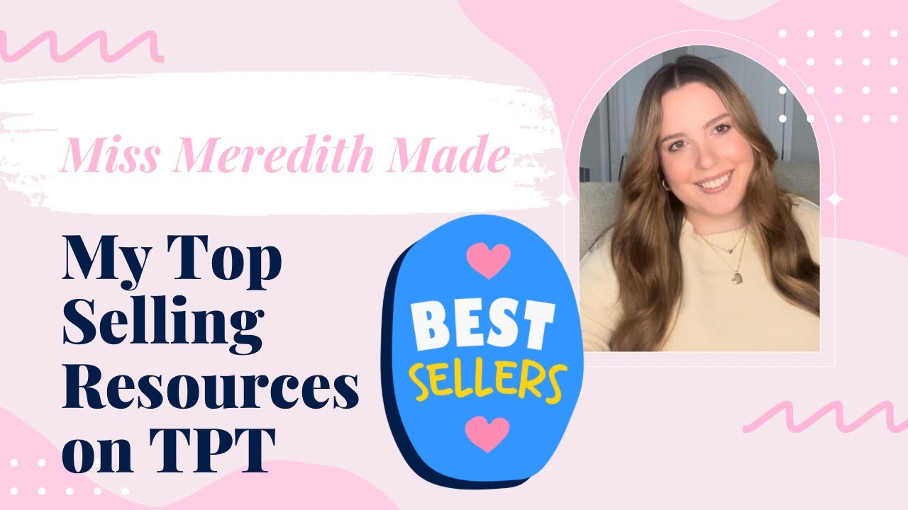 My TOP Selling TPT Resources that make a lot of money!! $$$