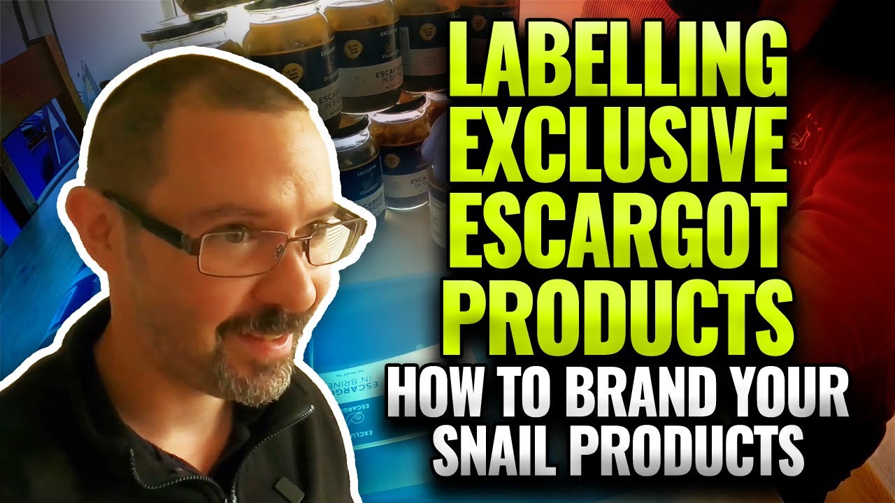 Labelling Exclusive Escargot Products | Branding Our Snail Products With Style 🐌✨