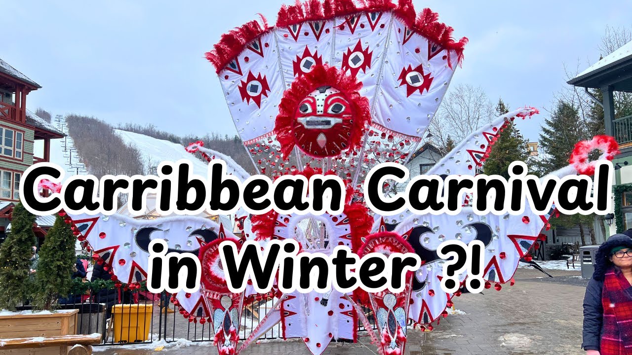 Caribbean Winterfest at Blue Mountain Village ❄️ // Soca Dancing in the Snow