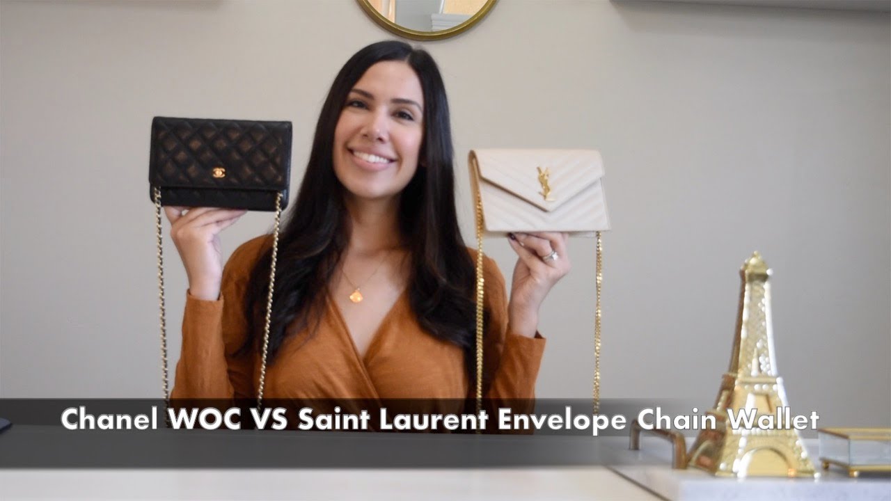 chanel and saint laurent bag