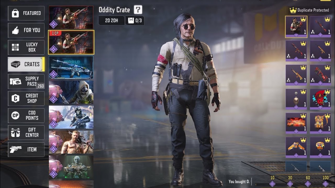 Codm Opening 1CP Oddity Crate I Got Lucky | S9 Cod Mobile - YouTube