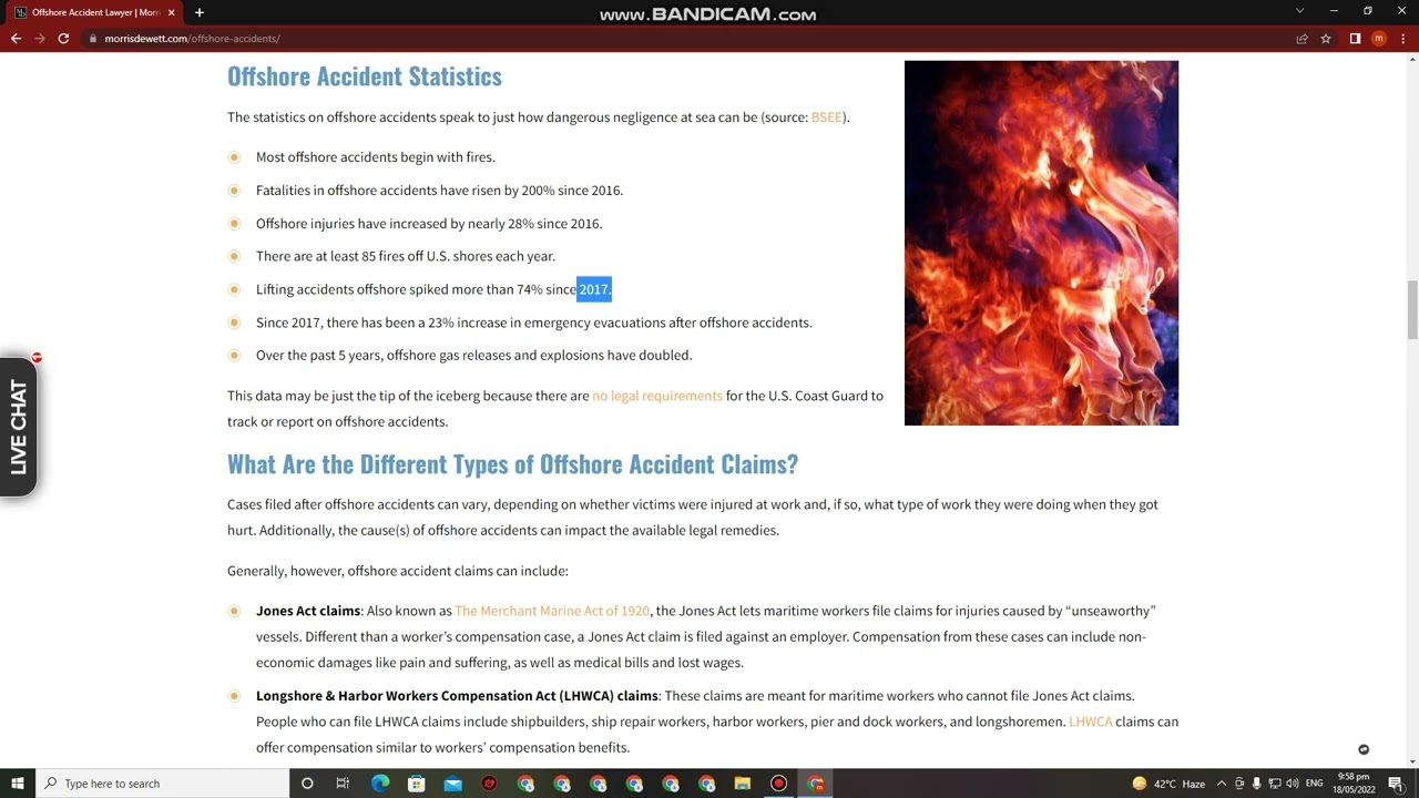 Oil rig accident lawyer||Offshore accident lawyer in USA||Offshore injury Lawyer in USA