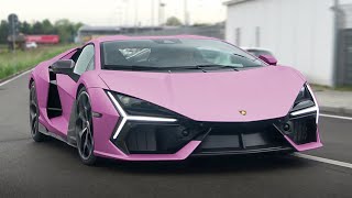 NEW Lamborghini Revuelto on the road + V12 SOUND!